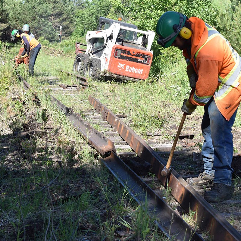 removal of railway track